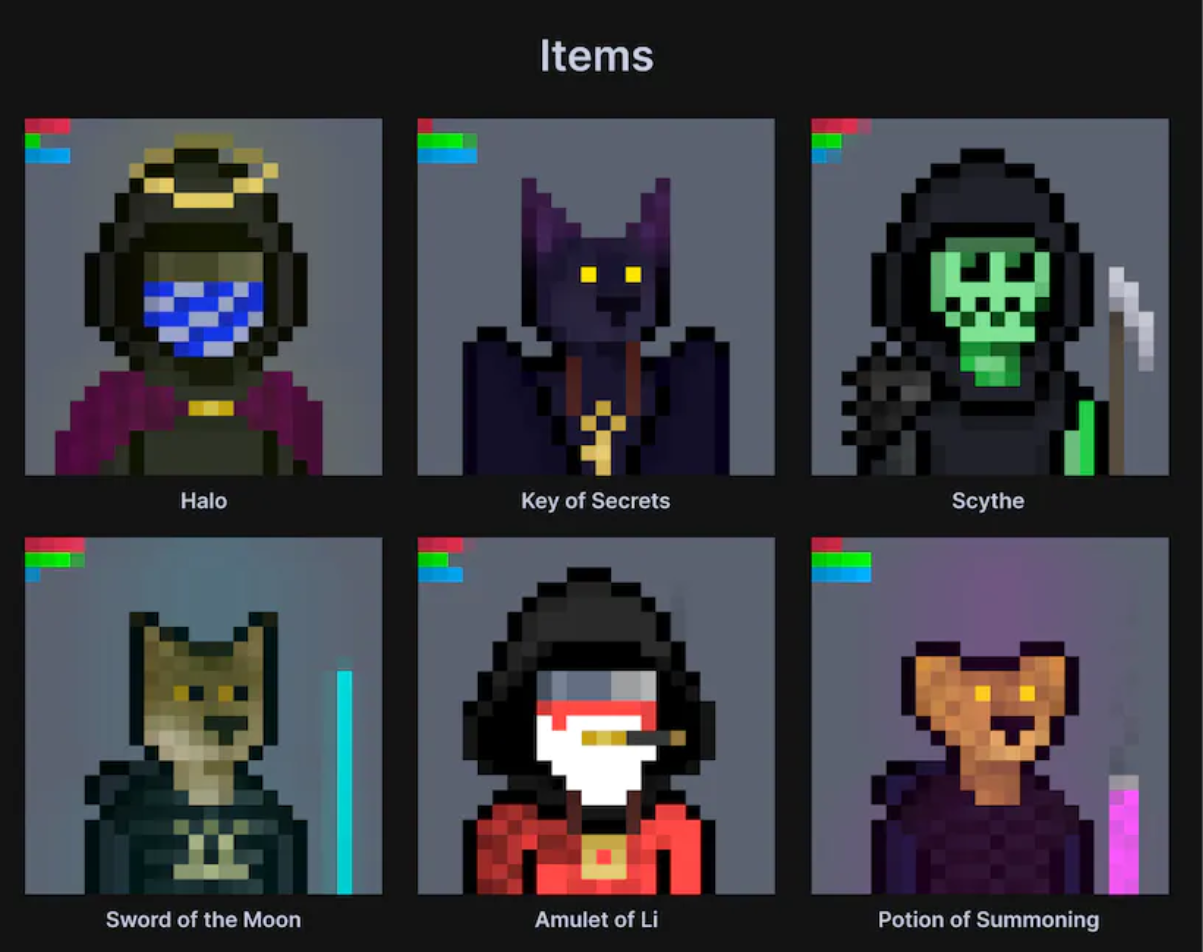 Items in the Nakamigos Cloaks collection