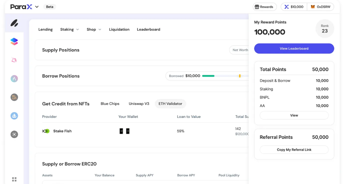 Calculate scores on ParaX