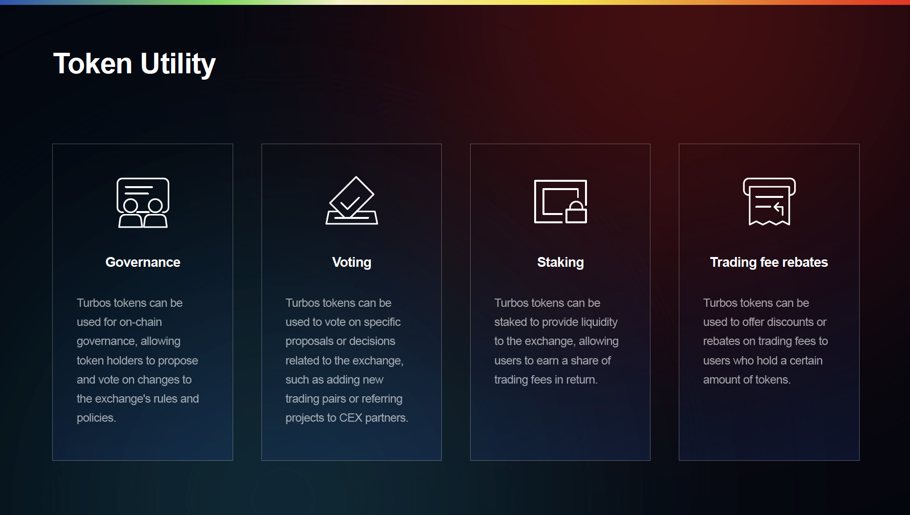 turbos finance token use case