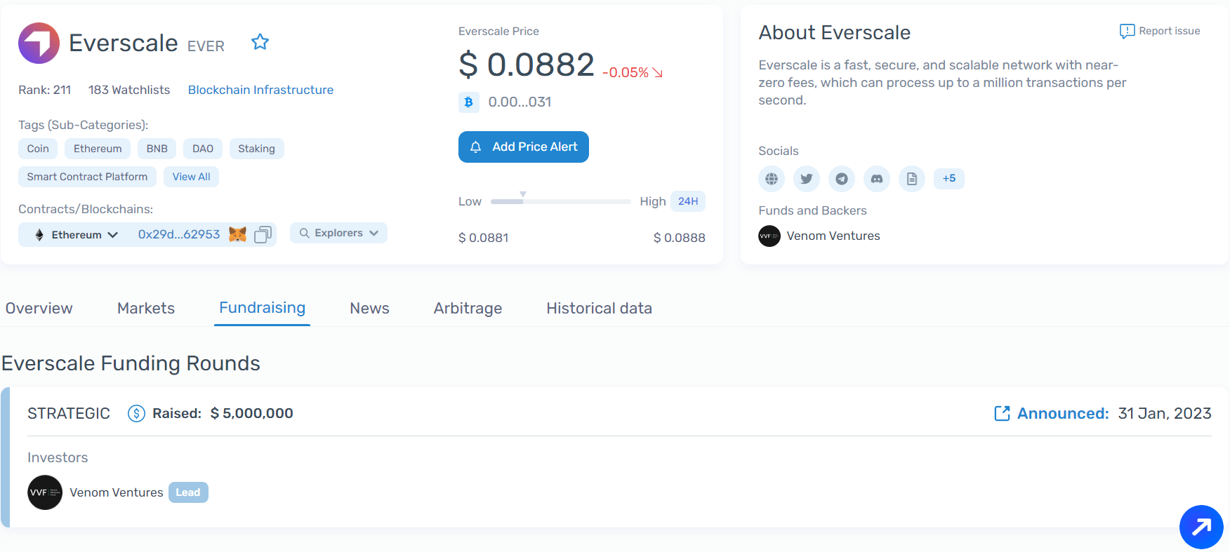 everscale network investors