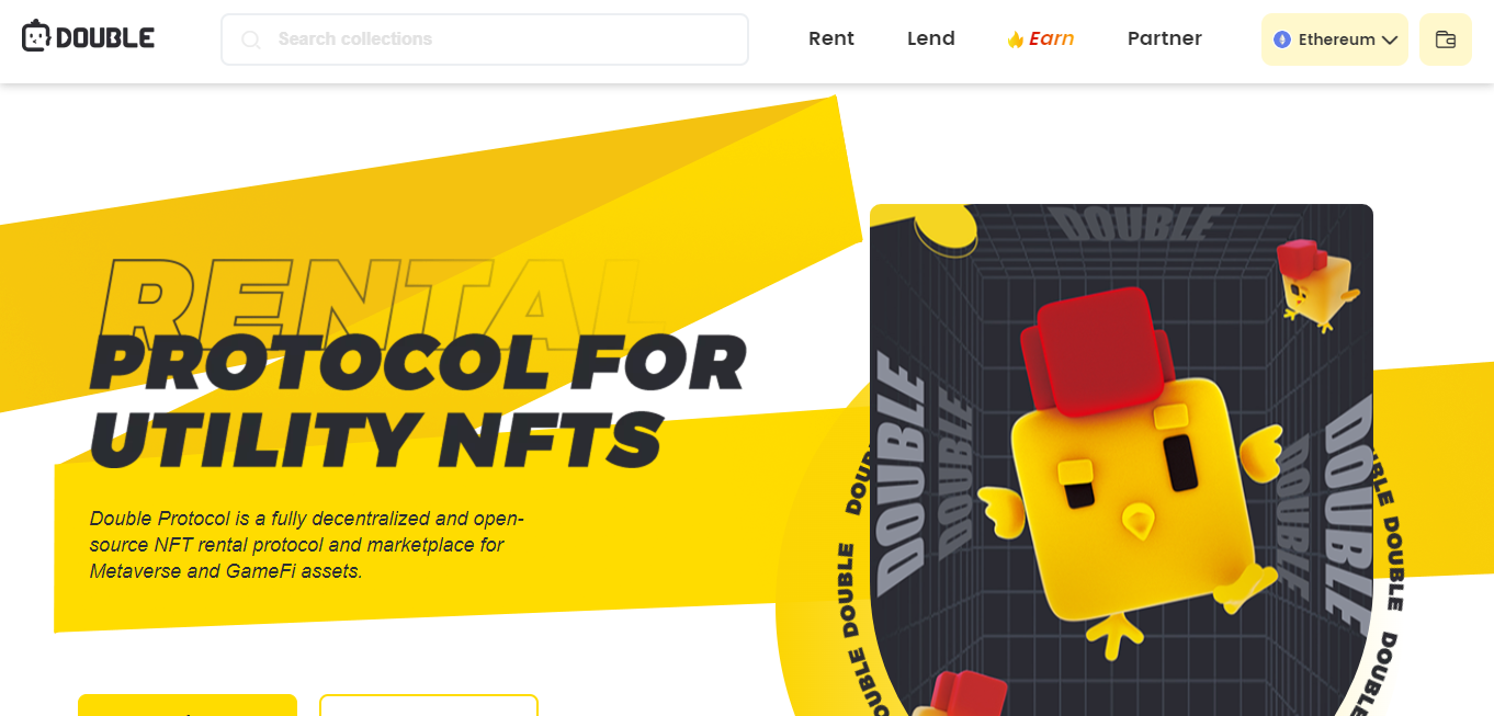 NFT Finance: Double Protocol Platform 