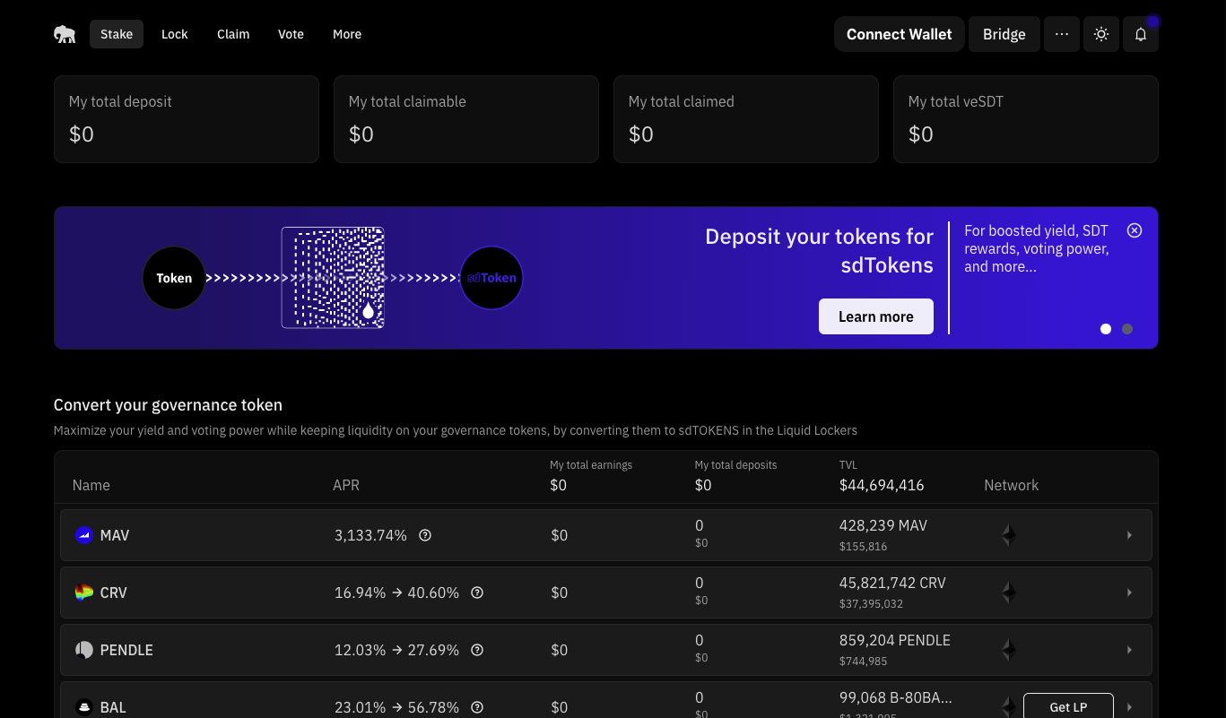 Products of Stake DAO