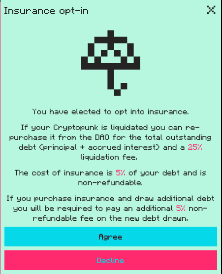 Loan insurance on JPEG'd